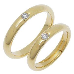 HARRY WINSTON Marriage Pairing Ring Classic diamond K18 yellow gold/diamon